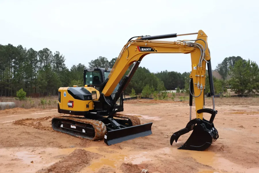 SANY SY80U — Small Swing Boom Excavators