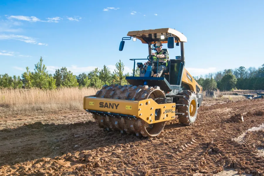 SANY SSR80 — Single Drum Roller