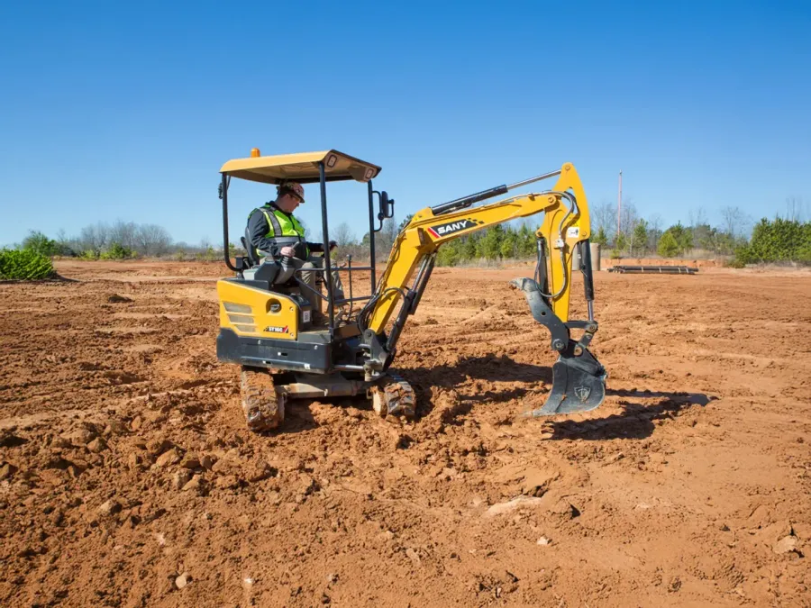 SANY SY16C — Small Swing Boom Excavators